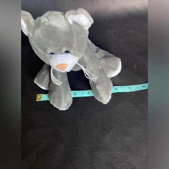 Wishpets 2016 Whit Blue Eye Gray Cat Kitten Plush #72174 Stuffed Animal Whiskers - Picture 7 of 8